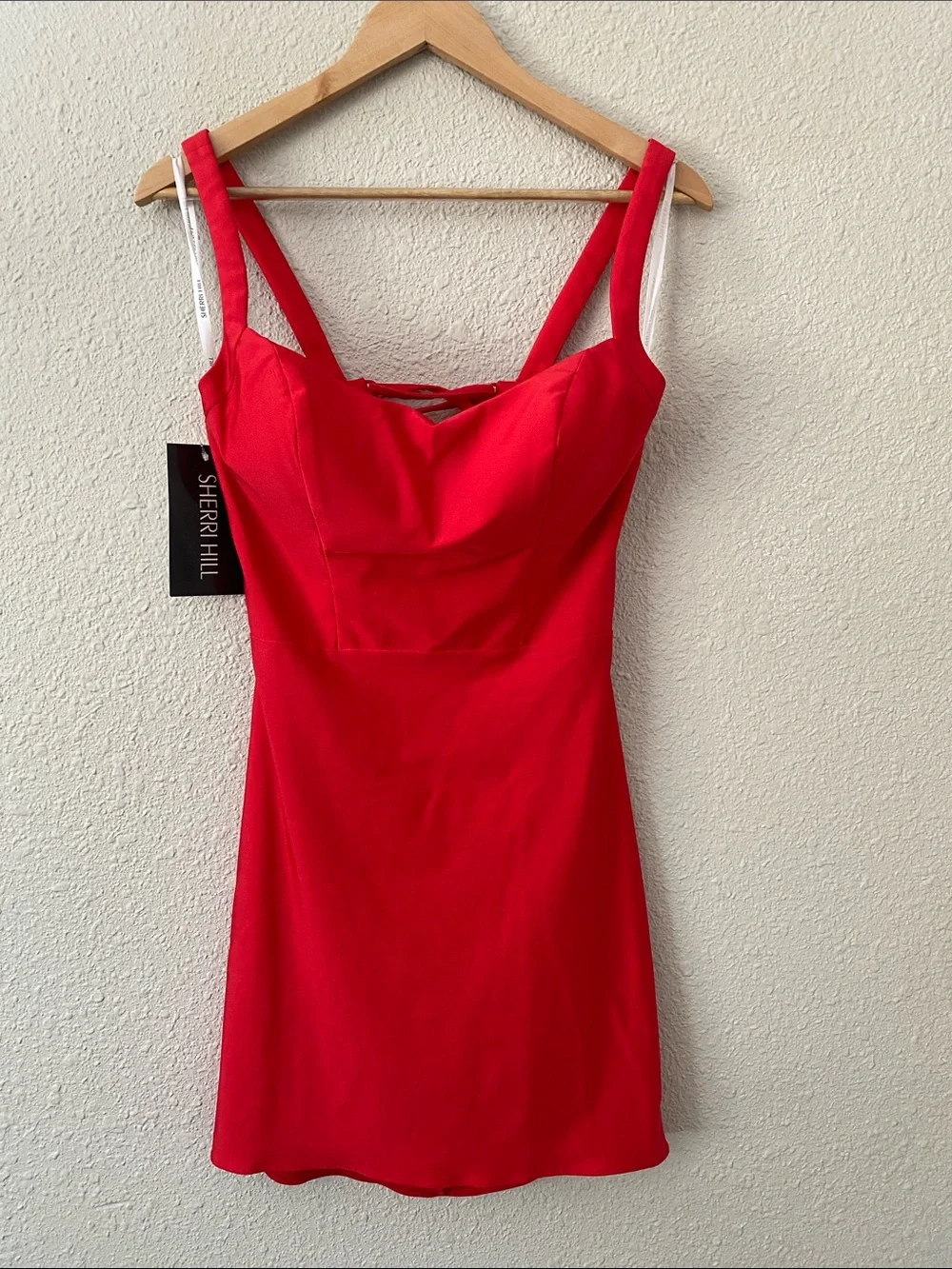 sherri hill red mini dress Sherri Hill 57280 - Short Mikado A-line Dress